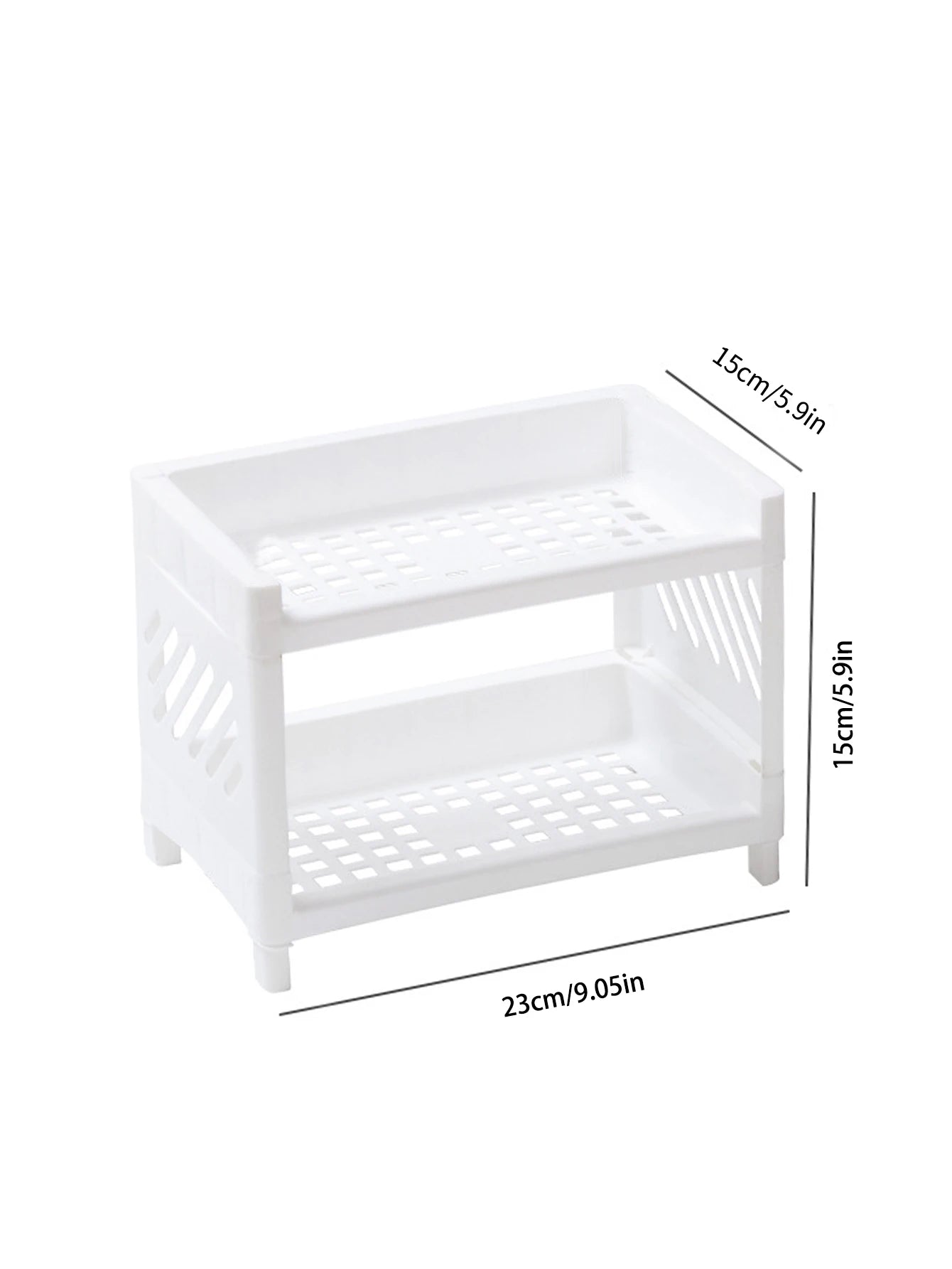 SmartDesk Mini Organizer – Double Layer Storage Rack