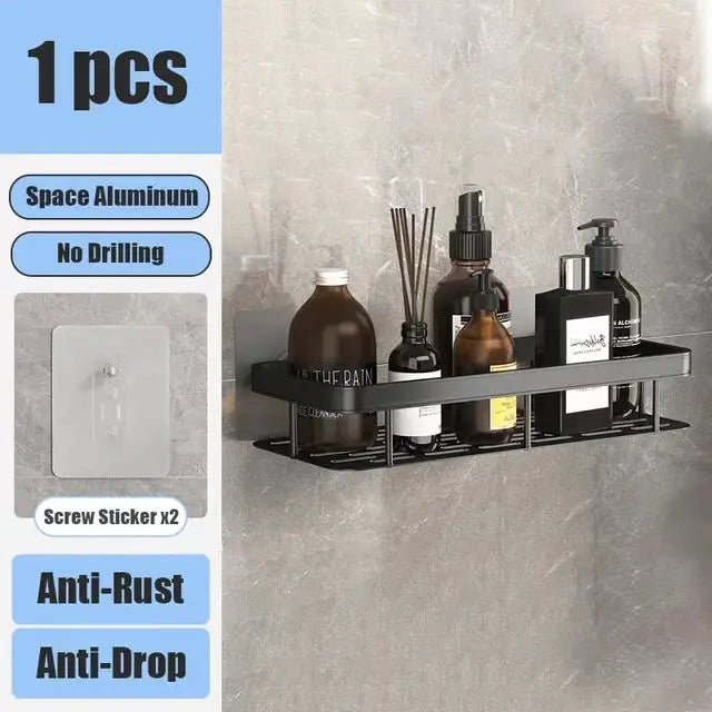 SleekSpace Drill-Free Bathroom Shelf