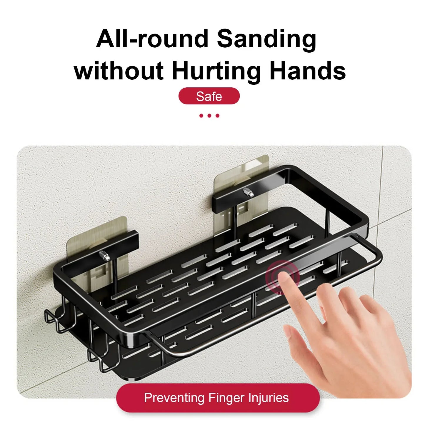 SleekSpace Drill-Free Bathroom Shelf