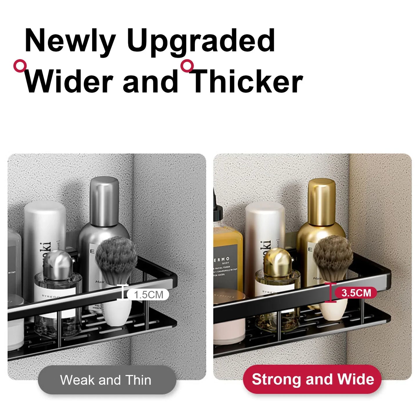 SleekSpace Drill-Free Bathroom Shelf