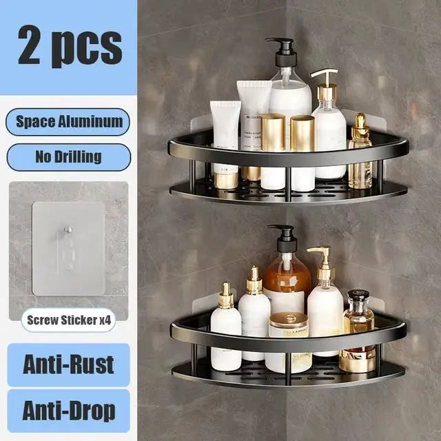 SleekSpace Drill-Free Bathroom Shelf