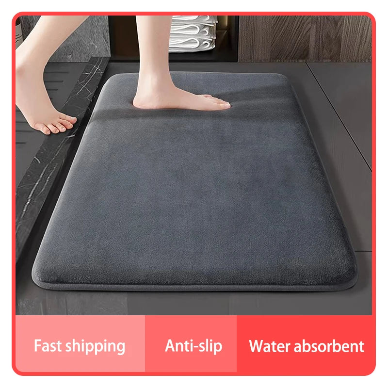 Super Absorbent Velvet Floor Mat