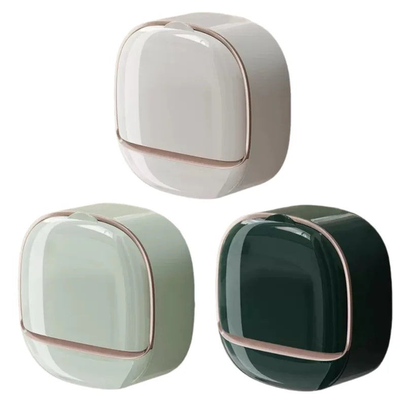 Waterproof Wall-Mounted Soap Box with Drainage