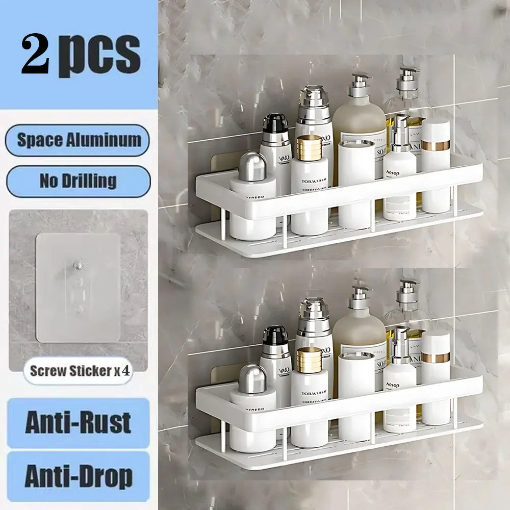 SleekSpace Drill-Free Bathroom Shelf