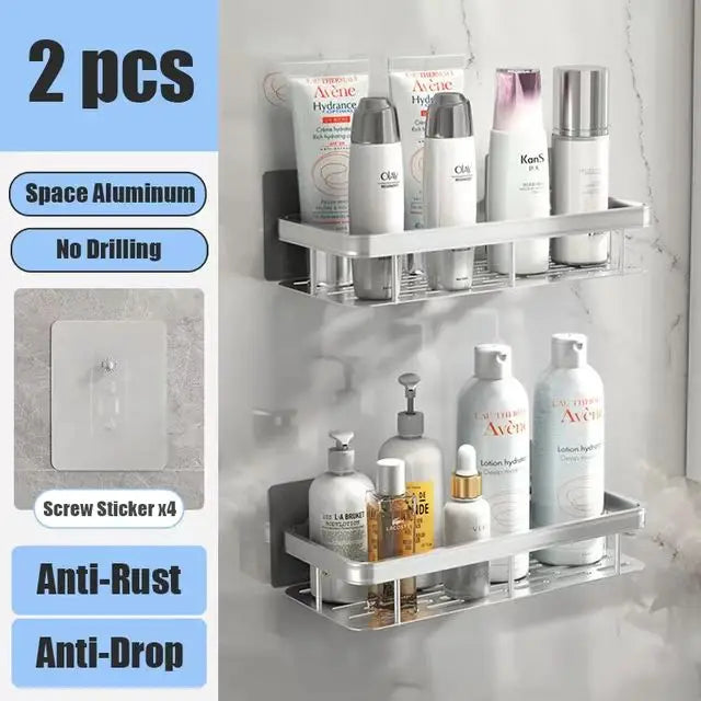 SleekSpace Drill-Free Bathroom Shelf