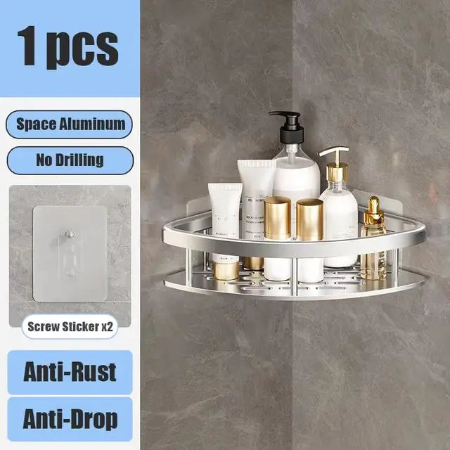 SleekSpace Drill-Free Bathroom Shelf