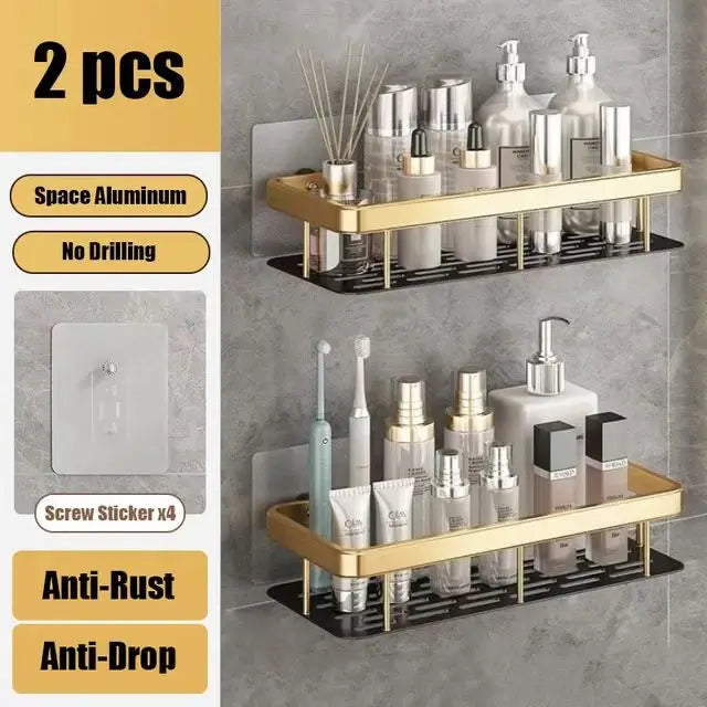 SleekSpace Drill-Free Bathroom Shelf