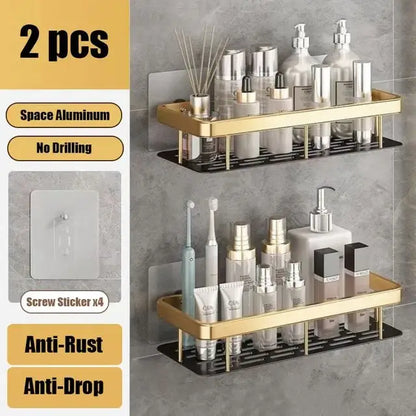 SleekSpace Drill-Free Bathroom Shelf