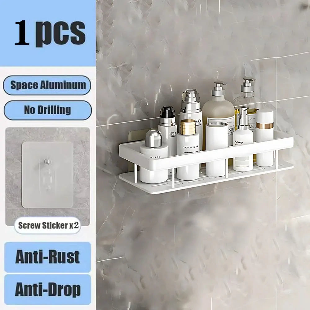 SleekSpace Drill-Free Bathroom Shelf
