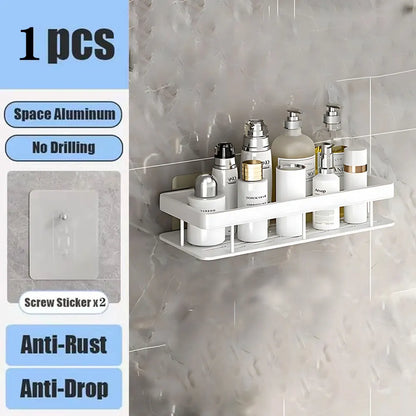 SleekSpace Drill-Free Bathroom Shelf