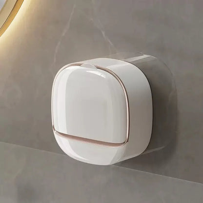 Waterproof Wall-Mounted Soap Box with Drainage
