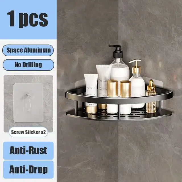 SleekSpace Drill-Free Bathroom Shelf