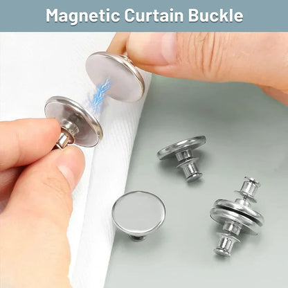 Magnetic Curtain Button Clips – Set of 4/8 Pairs