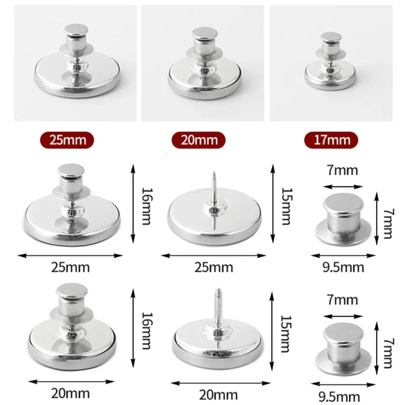 Magnetic Curtain Button Clips – Set of 4/8 Pairs