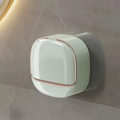 Waterproof Wall-Mounted Soap Box with Drainage