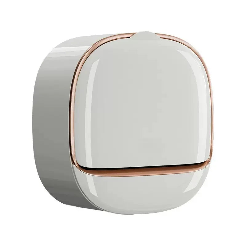 Waterproof Wall-Mounted Soap Box with Drainage